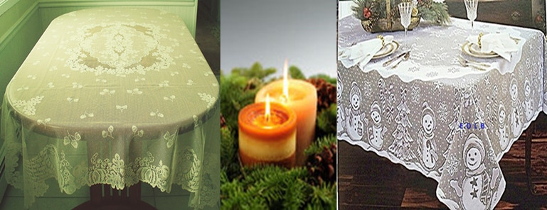 Tablecloths: Cornucopia and Snowman Family
